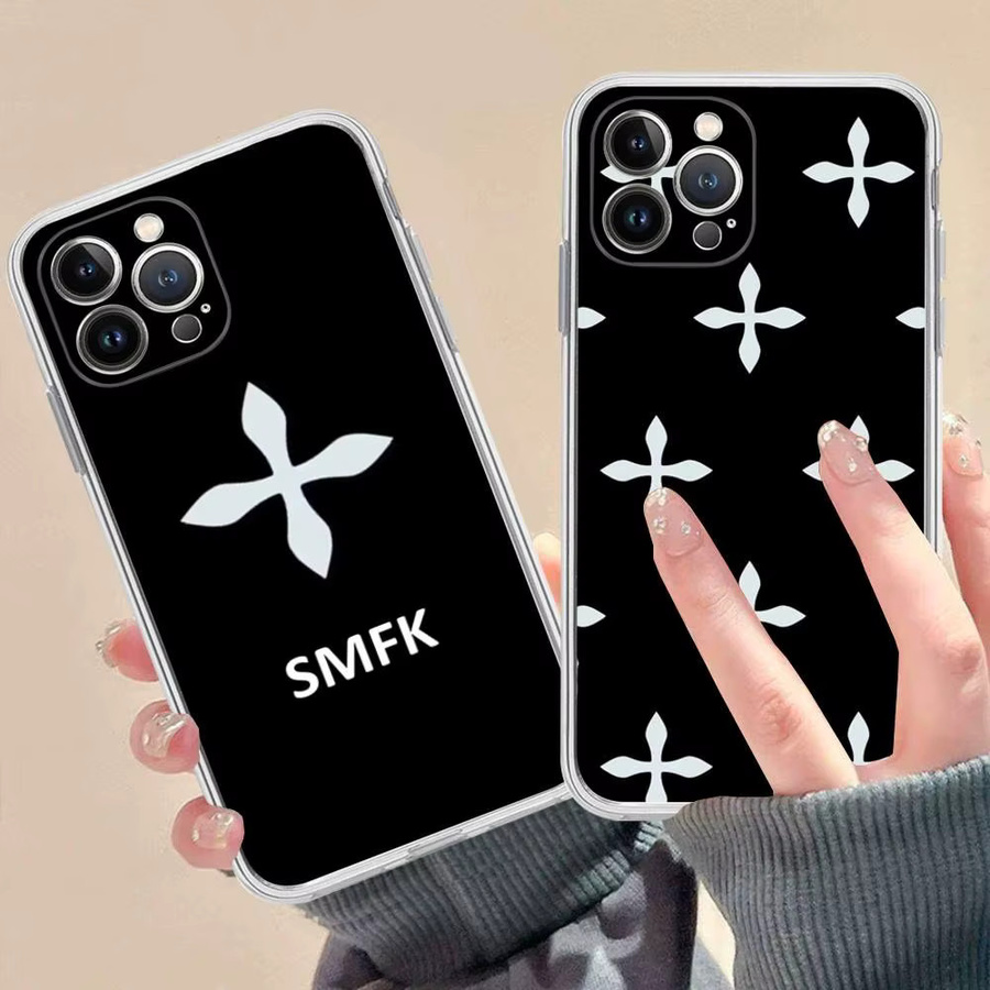 S-SMFK Transparente Weiche Handyhülle für iPhone 11 bis iPhone 17 Pro Max in Transparent und Schwarz - Bild 2