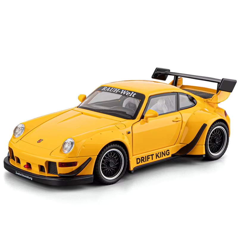 WELLY 993 RWB 911 Supercar Modell Auto, 1:22, Metall, mit Licht und Sound - Bild 3