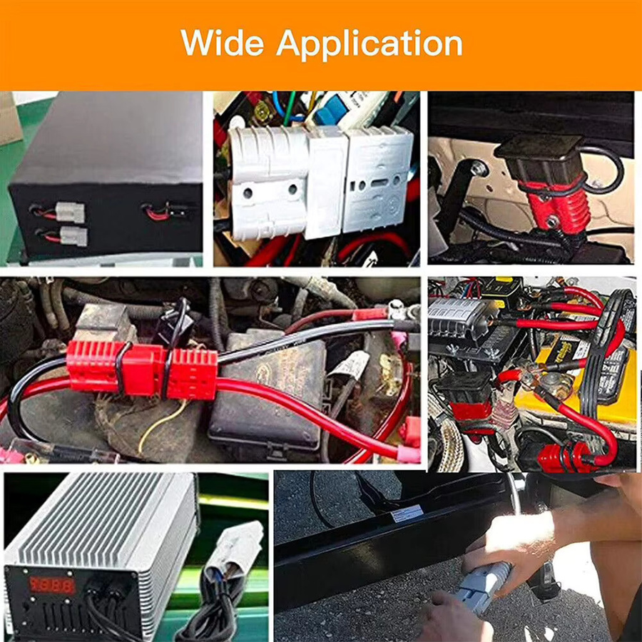 DAZZLEEX Doppel-Unterputzhalterung für Elektrofahrzeug-Stromverteilung, 50A 600V, Grau - Bild 1