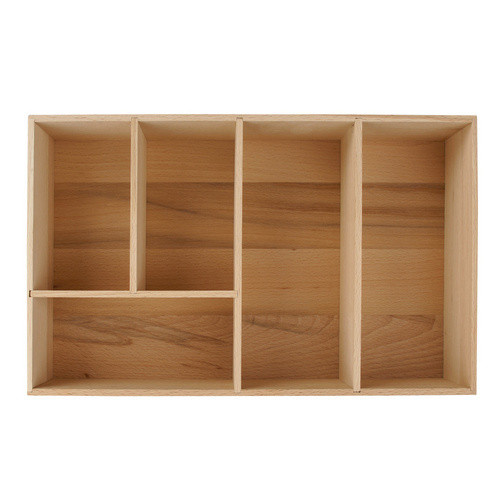 Fackelmann Schubladen-Organizer Buche in Braun B/H/T: 20 x 7 x 32 cm - Bild 2
