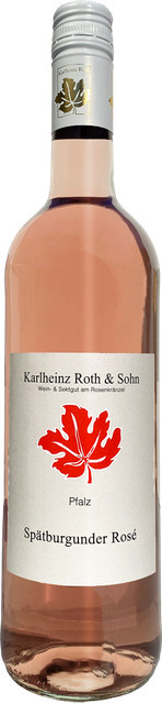 Karlheinz Roth & Sohn Spätburgunder Roséwein lieblich QbA 2024 0,75 l - Bild 1
