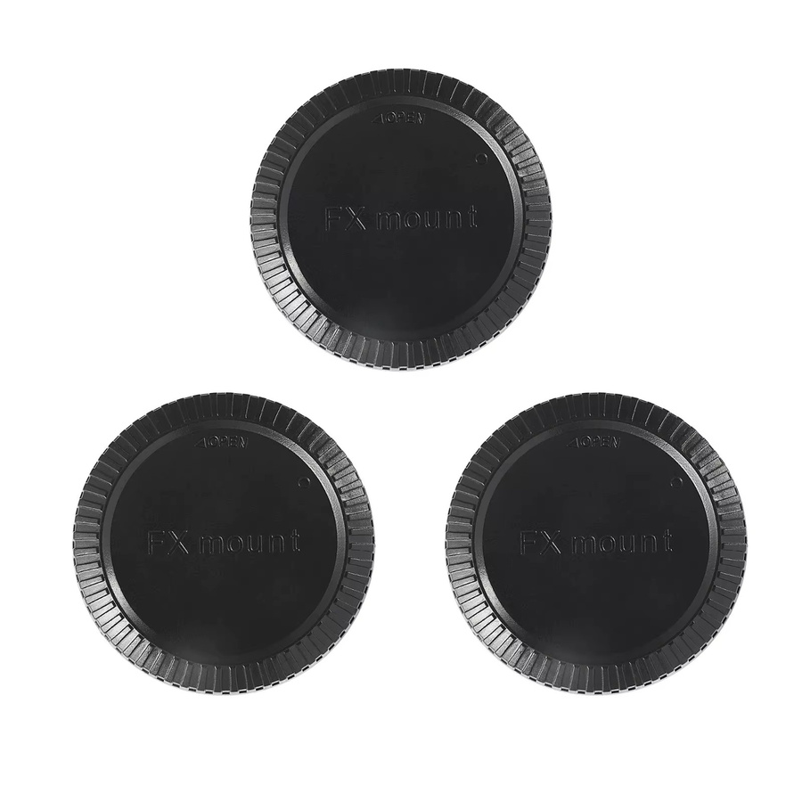 SHOTEN Rear Lens Caps Set Objektivdeckel Set Schwarz für Sony E Fuji X Nikon F Nikon Z Canon EF FD Minolta MD MAF Leica M Leica R Leica L Mount - Bild 2