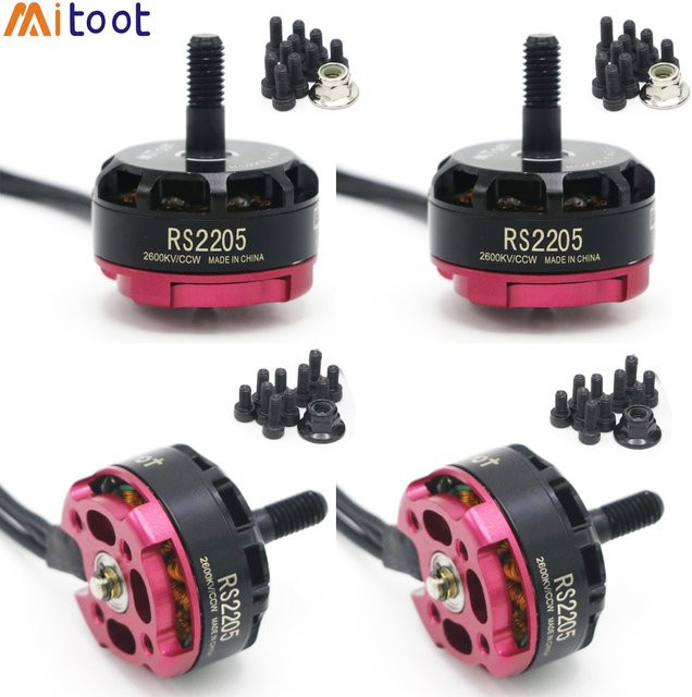 Mitoot RS2205 Bürstenlose Motoren CW CCW für RC FPV Quad Racing, 4er-Set, 2300kv oder 2600kv - Bild 1