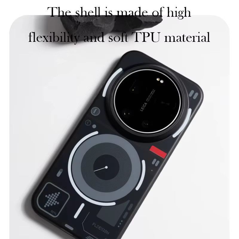 Matte Schutzhülle für Xiaomi 17 Ultra in Weiß mit Unterstützung für kabelloses Laden - Bild 2