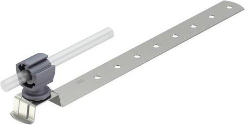 OBO Bettermann 5215587 157 FK-VA 280 Montagezubehör aus Edelstahl in Silber, 20 Stück - Bild 1