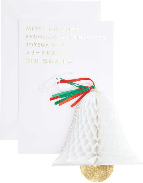Rico Design Paper Poetry Kartenset mit Pop-Up Anhänger Glocke B6 - Bild 1
