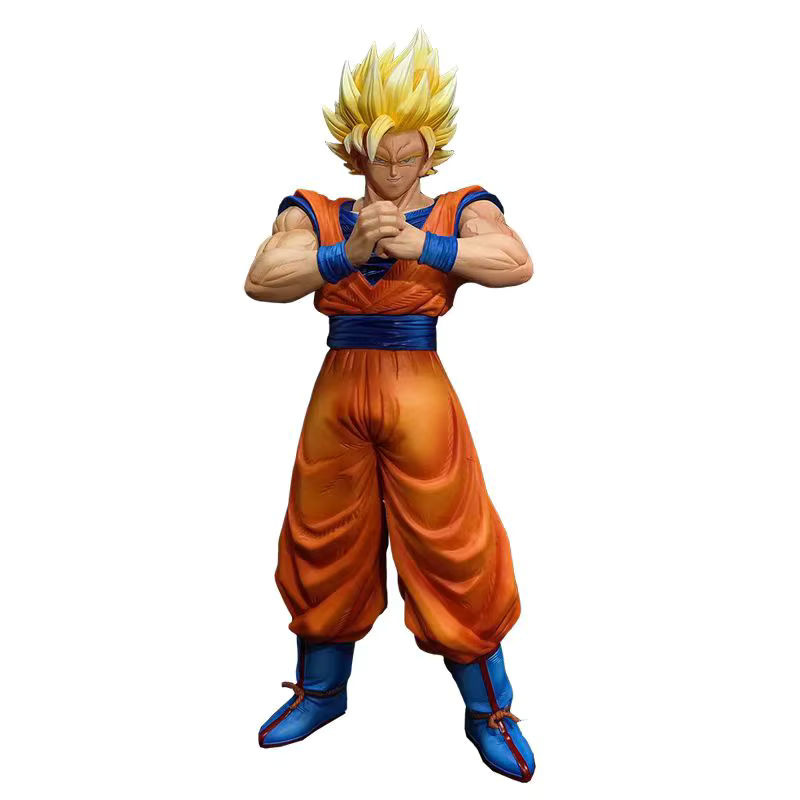 Bandai Dragon Ball Z Son Goku Super Saiyajin Figur, Farbe Orange, Höhe: 30 cm - Bild 5
