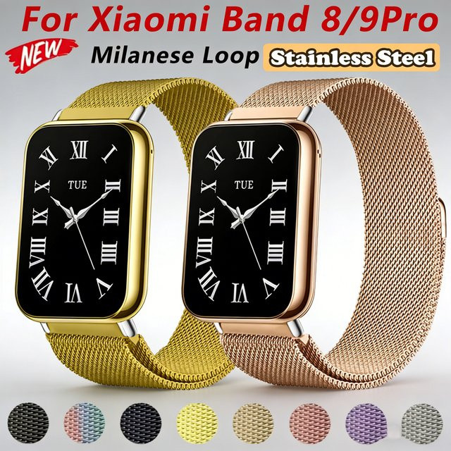 yunfook Uhrenarmband Milanaise, Edelstahl, Unisex - Bild 1