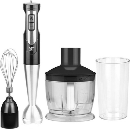 Lafe BRK-003A Stabmixer mit 800 W, Schwarz, Silber und Transparent, 0,6 l