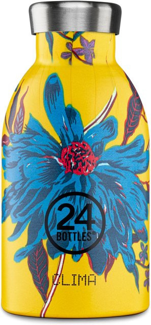 24Bottles Clima Bottle Floral Aster in Gelb, 330 ml - Bild 1