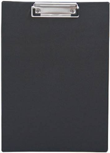 Klemmbrett Schwarz aus Kunststoff und Metall B: 22,6 cm, H: 31,6 cm - Bild 1