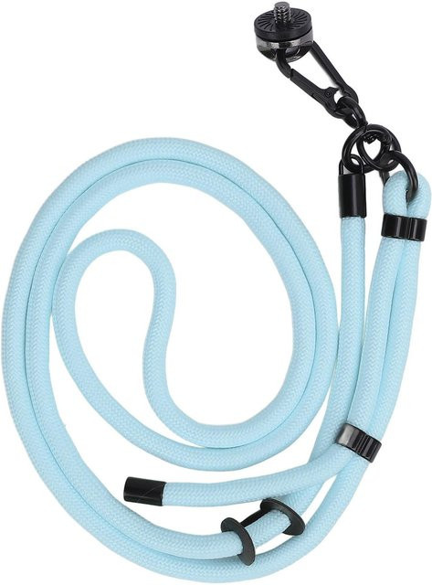 Koogeelife Action Kamera Lanyard mit Schnellverschluss und 1/4 Zoll Gewinde, verstellbares Anti-Verlust Seil in Blau für Pocket 3, Action 5 und One X4 - Bild 1