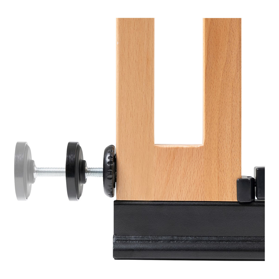 Hauck Tür- und Treppenschutzgitter Clear Step Easyclose Eco aus Holz in Braun, Breite: 75-80 cm - Bild 3