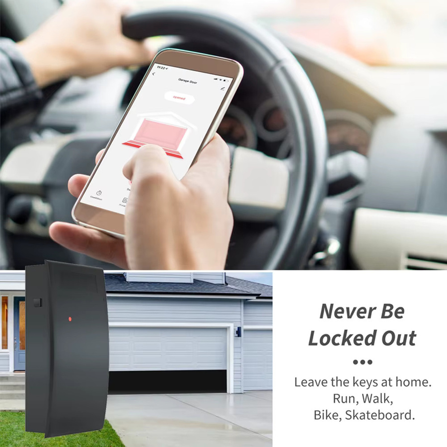 LUCKING DOOR WG01 Smart Tuya WiFi Garage Türöffner Modul in Weiß mit App- und Sprachsteuerung für Alexa und Google Assistent - Bild 4