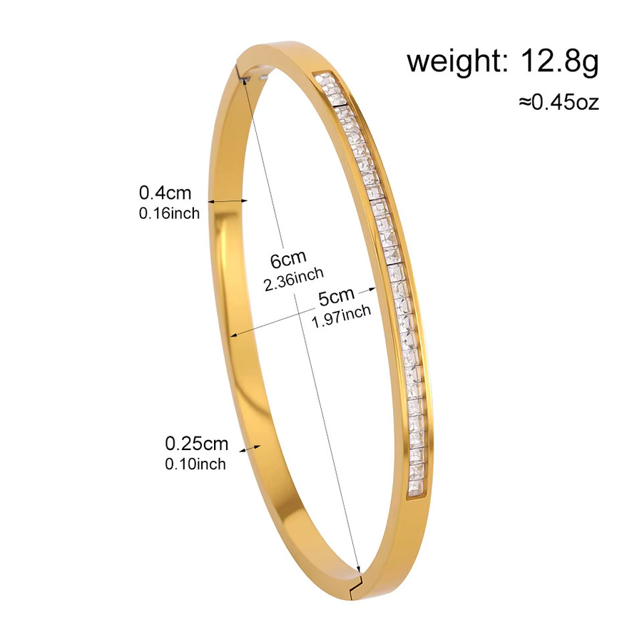 ZAKOL Armbänder Edelstahl, Gold, Zirkonia - Bild 5