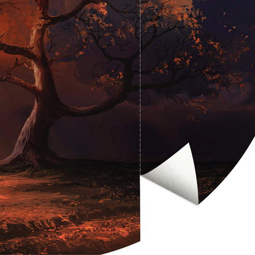 K&L Wall Art Vliestapete Runde Vliestapete aerroscape Baum des Lebens, mehrfarbig, matt, B/H: 236 x 236 cm - Bild 2