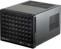 SilverStone SG13B Tower-Gehäuse in Silver und Black mit Mini-ITX und USB-C - Bild 1