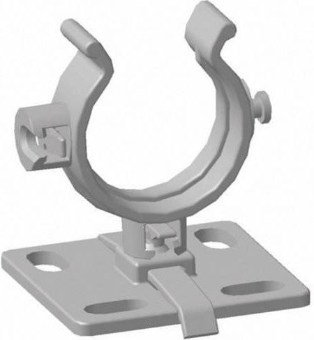 HellermannTyton HWClip25-HIRHS-BK-50 Halter für Schutzschlauch Schwarz - Bild 1