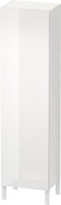 Duravit L-Cube Hochschrank weiß Hochglanz mit Tür rechts, B/T/H: 50 x 36,3 x 176 cm - Bild 1