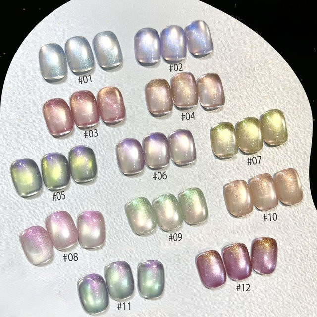 MIANEL Zodiac Cat Eye Gel Nagellack, schimmernd - Bild 1