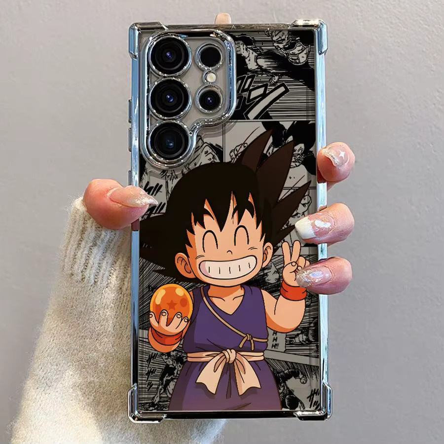 Weiche Handyhülle für Samsung Galaxy S23 S21 Plus S20 FE S22 Ultra S24 S25 Edge mit Dragon Ball Goku Design in Multicolour - Bild 4