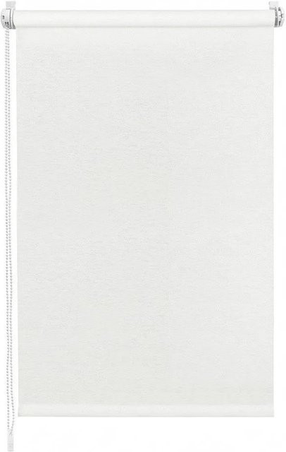 Sekey Seitenzugrollo Uni Klemmfix Lichtschutz ohne Bohren, Weiß, B: 70 cm, H: 130 cm - Bild 1