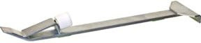 Roll Parkettzieher aus Kunststoff in Silber, Breite: 55 cm - Bild 1