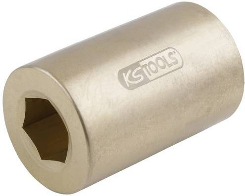KS Tools BRONZEplus Stecknuss 1 Zoll 6-kant 42 mm aus Aluminium-Bronze in Gold - Bild 1