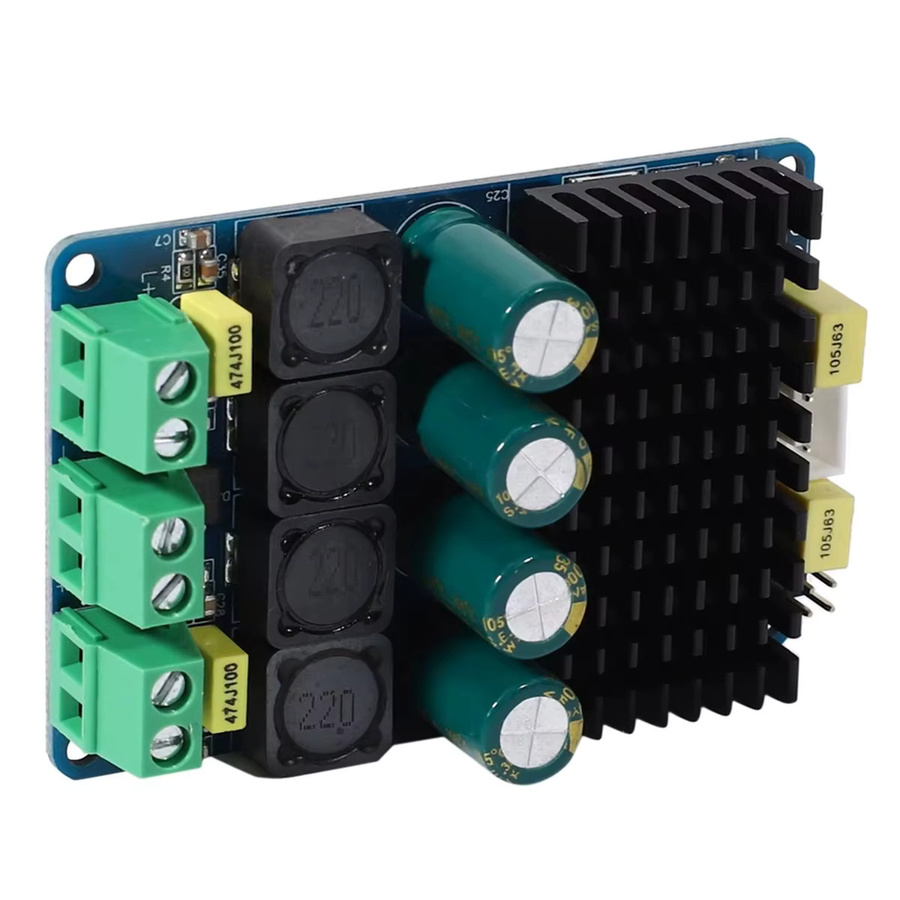 ABDH 2-Kanal Digitalverstärkerplatine TDA7498 mit 2x100W Hochleistung für DC 8-32V in Multicolor - Bild 2