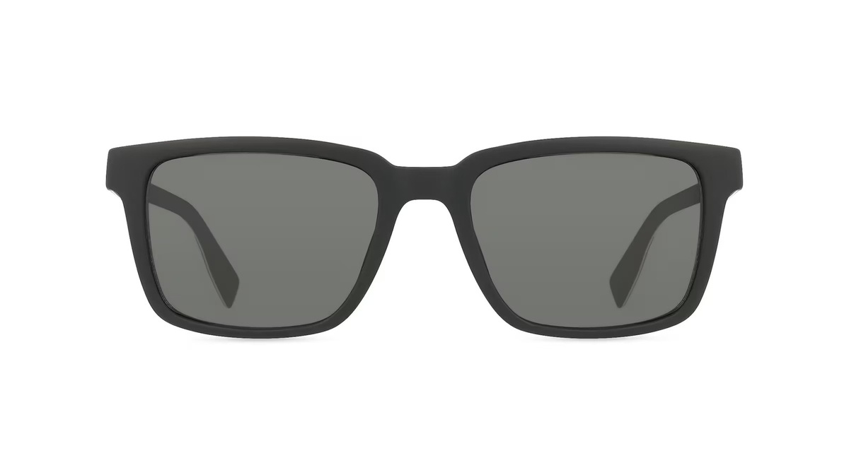 Lacoste L6032S Sonnenbrille, Vollrand, Quadratisch, Acetat, Unisex, Schwarz, Grau - Bild 1