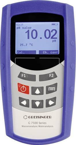 Greisinger G7500 Kombi-Messgerät für pH-Wert, Redox (ORP), Temperatur, O2-Sättigung, O2-Konzentration und Leitfähigkeit in Blau - Bild 1