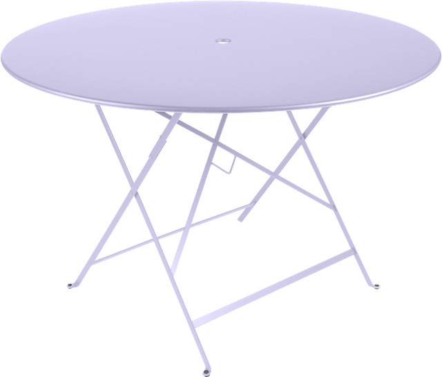 Fermob Bistro Klapptisch Rund aus Metall in Beige - Bild 1