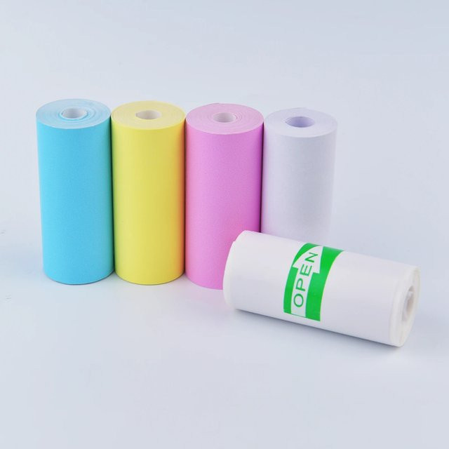 Selbstklebende Thermopapiere für Mini-Drucker von PKFC, B/H: 57 x 25 mm oder 57 x 30 mm - Bild 1