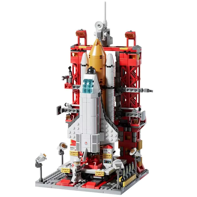 TOYLINX Space Shuttle Rakete Startzentrum Lunar Lander, Bausteine, Weltraum - Bild 3