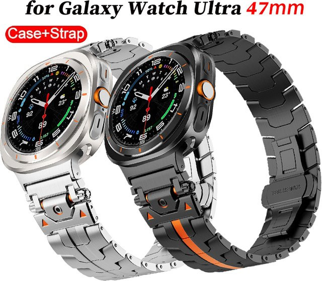 CHIICSMART Uhrenarmband Edelstahl, für Samsung Galaxy Watch 7 Ultra 47mm - Bild 1