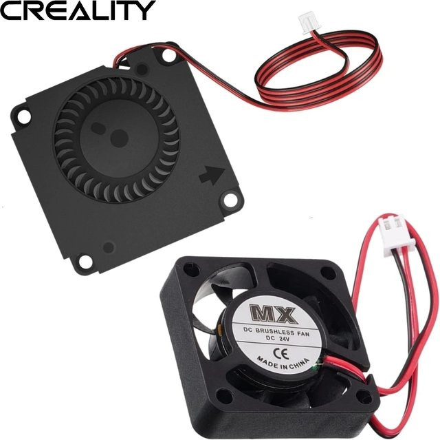 Creality Original 4010 Lüfter DC 24 V für Extruder-Hot-End und Turbolüfter in Schwarz für Ender 3 und Ender 3 Pro 3D-Drucker - Bild 1