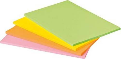Post-it Super Sticky Meeting Notes Haftnotizen XXL-Format, Mehrfarbig, B: 20,3 cm, H: 15,2 cm, 180 Blatt - Bild 1