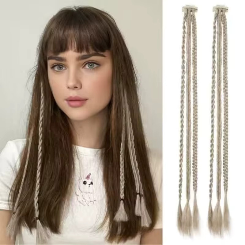 Frequeback Clip-in-Zopf Haarverlängerung, synthetisch, 55,9 cm, Damen - Bild 4