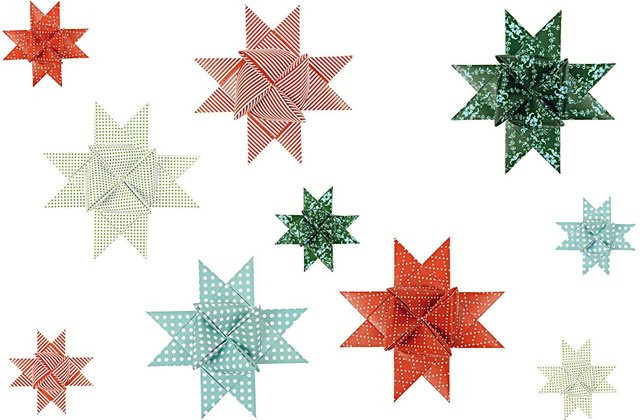 Rico Design Paper Poetry Fröbelstreifen Christmas Mix Multicolor, 60 Stück - Bild 1