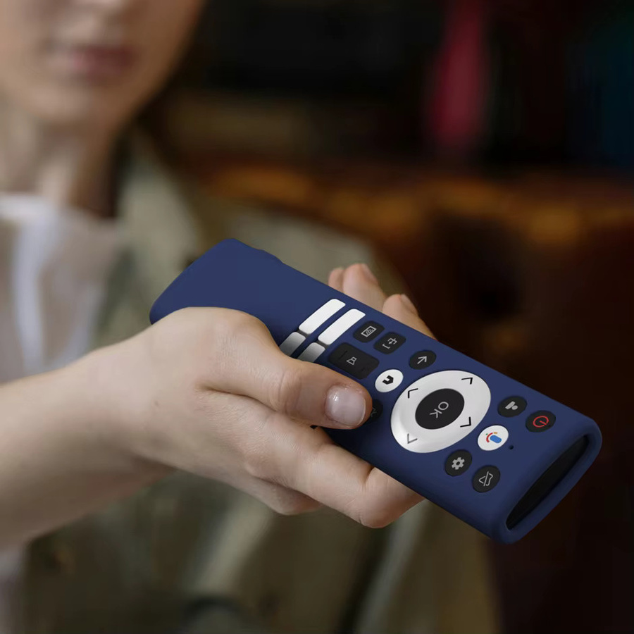 Silikon-Schutzhülle für die Philips Fernbedienung 2BFQX-RC860GRC860G in Blau - Bild 5