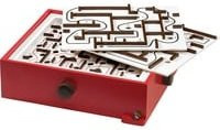 BRIO Labyrinth mit Übungsplatten Geschicklichkeitsspiel rot - Bild 1