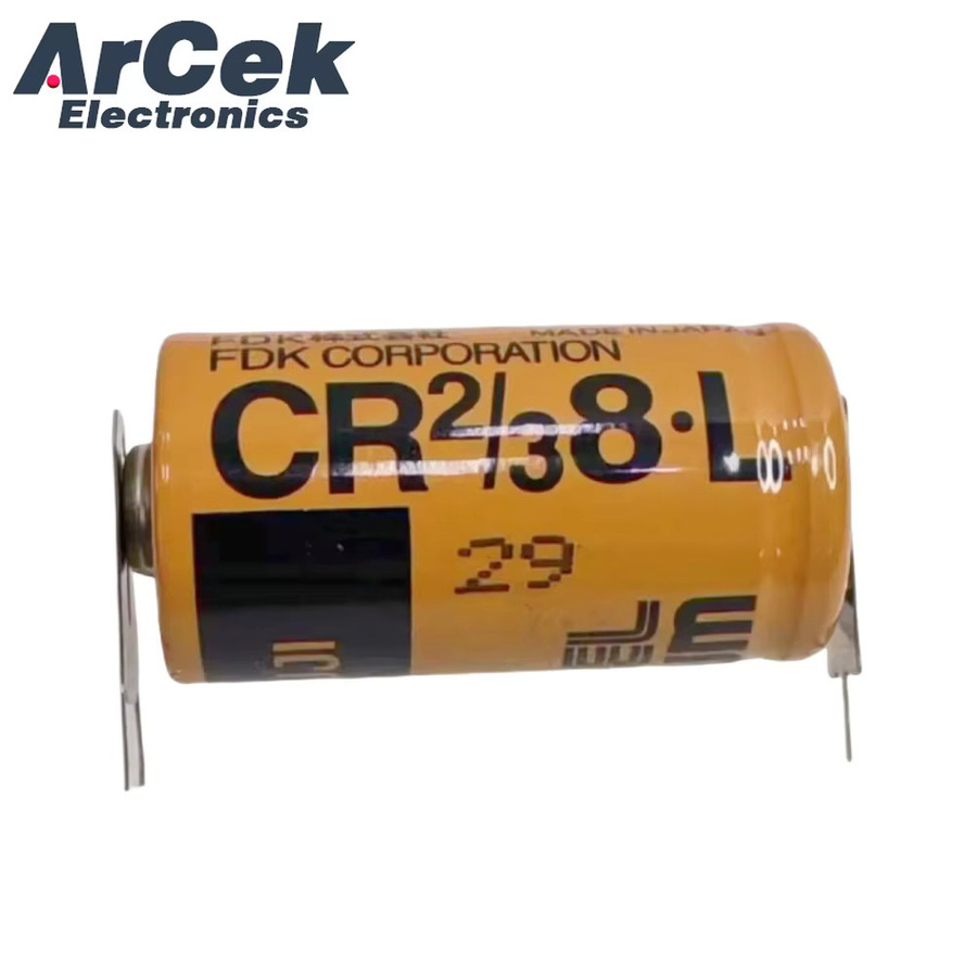2er-Pack FDK CR2/3 3V Lithium-Batterie mit 2 Pin für Smart Card Meter und drahtlose Kommunikation - Bild 3