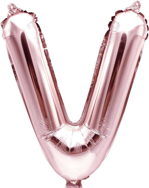 Rico Design Folienballon Buchstabe in Rosa, Höhe: 36 cm - Bild 1