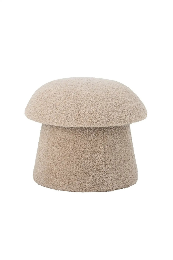 Bloomingville Pouf Bocca aus Polyester in Beige, skandinavischer Stil, B/T/H: 46 x 38 x 38 cm - Bild 1