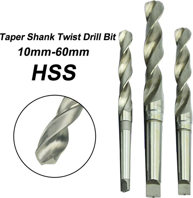 Conboom HSS Spiralbohrer mit Morsekegel-Schaft für Metall, Silber - Bild 1