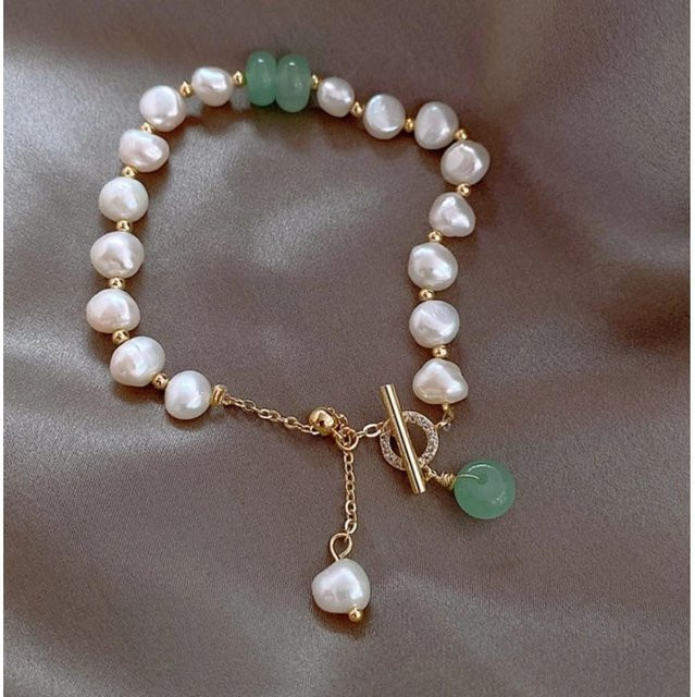 Armband LChome, Perlen, grün, Damen - Bild 1