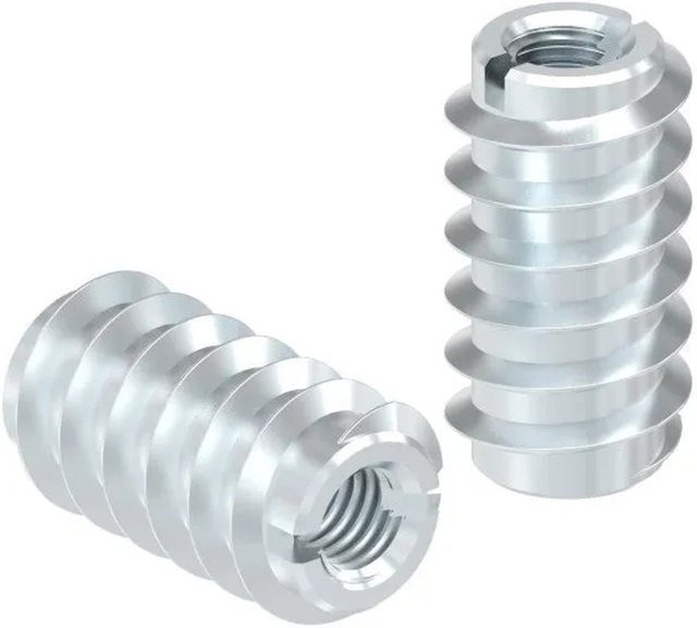 FeNau Rampa-Muffe Typ A aus verzinktem Stahl in Silber, M8 x 30 mm, Vorbohrung 13,0-13,5 mm - Bild 1