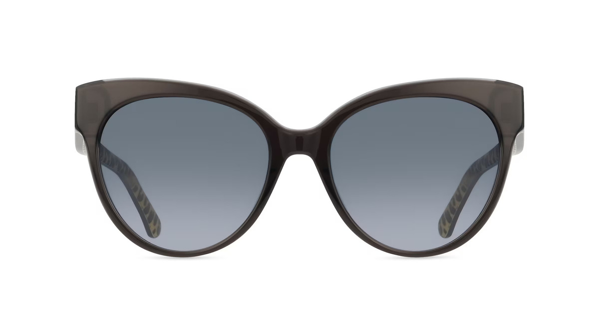Kate Spade AUBRIELLA/G/S Sonnenbrille, Vollrand, Rund, Acetat, Schwarz, Damen - Bild 1