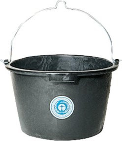 JOPA Mörtelkübel mit Bügel, Schwarz, 40 l - Bild 1