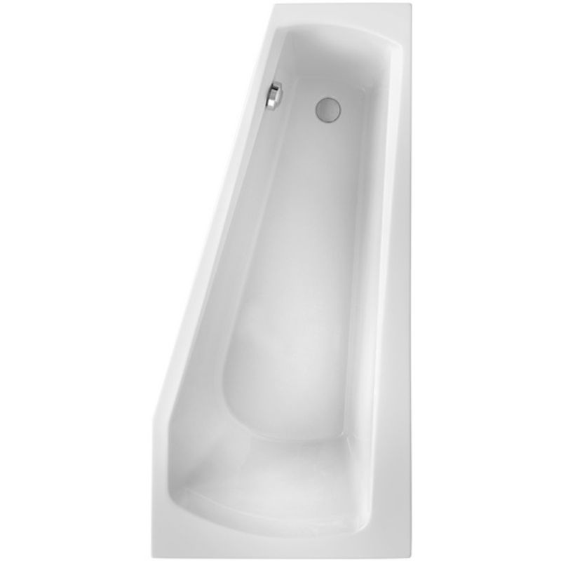 OTTOFOND Badewanne Bahia asymmetrisch aus Acryl, weiss, B/T/H: 75 x 160 x 42 cm - Bild 2